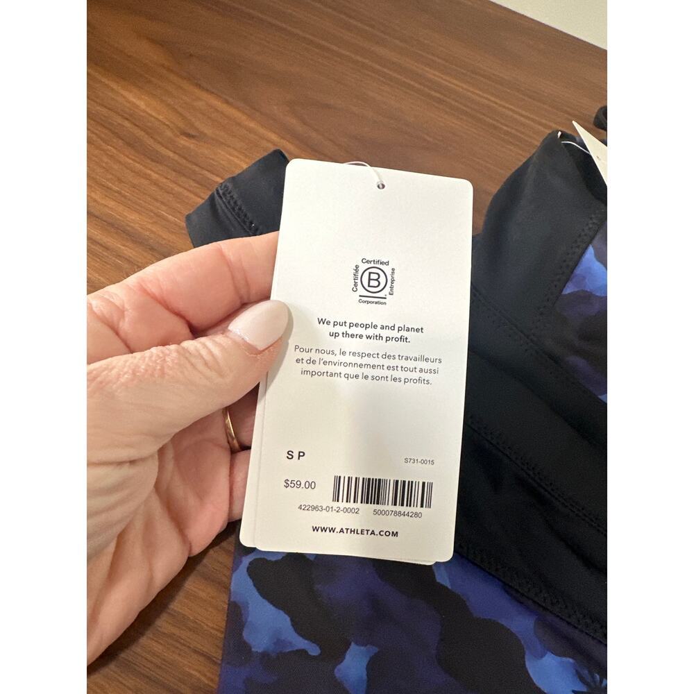 NWT Athleta Freestyle Camo Bikini Top and Bottom Size S - Picture 7 of 7